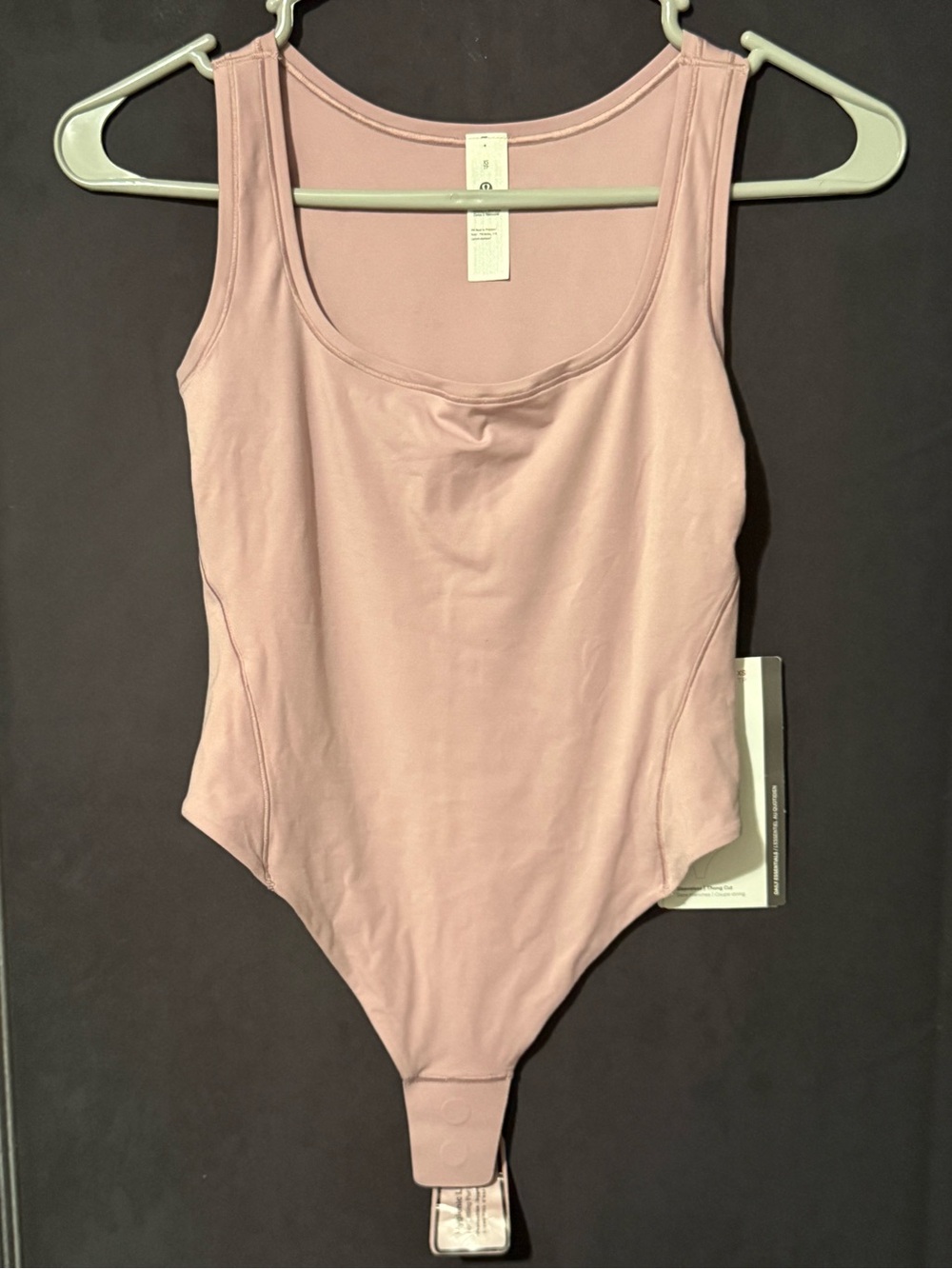NWT lululemon athletica wundermost square neck tank Bodysuit